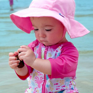 Costum de inot Iplay SPF50+ cu fermoar si capse - White Sea Pals