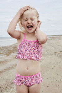 Costum de înot UPF 50+ -Sugar Pink, Color Kids