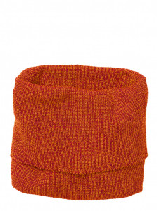 Fular din lână merinos Disana - Orange/Bordeaux