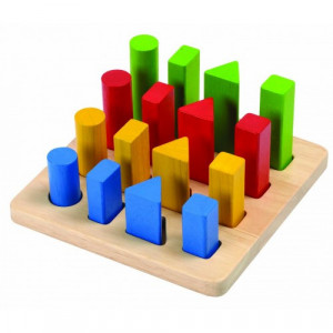 Joc de sortare cu forme geometrice, Plantoys