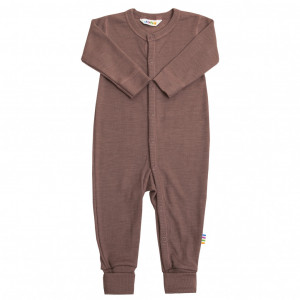 Jumpsuit Joha din lână merinos si mătase cu/fara sosete - Marsala Rose