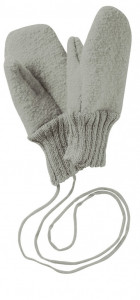 Manusi Disana lână organica boiled wool (lana fiarta) - Grey