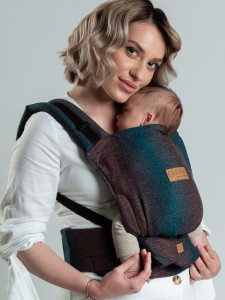 Marsupiu Ergonomic Isara Quick Full Buckle, Pixelated Spicy Bamboo