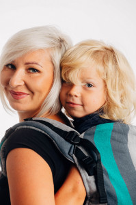 Marsupiu ergonomic LennyPreschool, Smoky Mint
