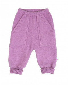 Pantaloni lână merinos fleece Joha - Basic Pink