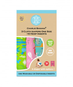 Set 3 scutece textile Charlie Banana