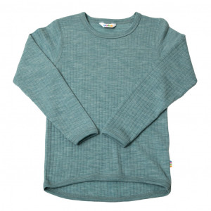 Bluză Joha lână merinos - Basic Aqua Melange