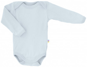Body Joha cu maneca lunga bumbac organic - One by One Light Blue