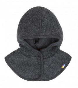 Cagulă lână merinos fleece windbreaker Joha - Basic Grey
