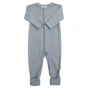 Jumpsuit Joha din lână merinos si mătase cu/fara sosete - Soft Blue
