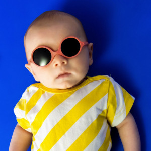Ochelari de soare Ki ET LA ,0-12luni - Grapefruit