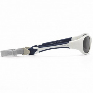 Ochelari de soare KOOLSUN, 0-3 ani - Flex - White Navy