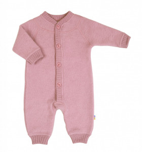 Overall lână merinos fleece Joha - Basic Dusty Rose