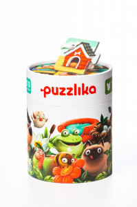 Puzzle 20 piese, Casuta Animalelor, Cubika