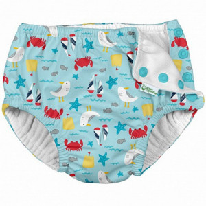 Slip de inot refolosibil Iplay UPF 50+ -Aqua Nautical Crab