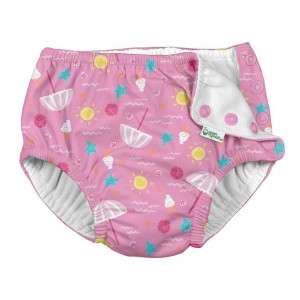 Scutec de inot refolosibil Iplay UPF 50+ - Light Pink Beach Day