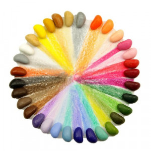 Set Crayon Rocks - 64 Creioane Naturale/ 32 culori
