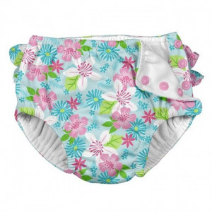Slip de inot refolosibil Iplay UPF 50+ - Aqua Paradise Flower