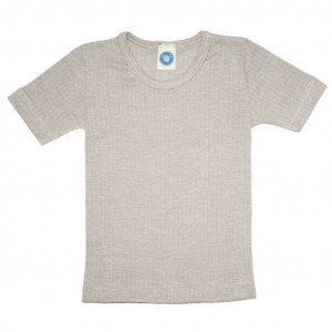 Tricou lână merinos, mătase, bumbac -Grey, Cosilana