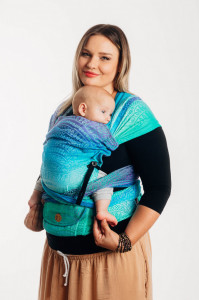WrapTai LennyHybrid Half Buckle, Peacock's Tail Fantasy