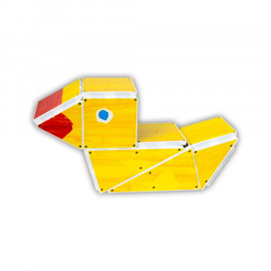 10 ratuste de cauciuc, Eric Carle, Magna-Tiles Structures (18 piese)