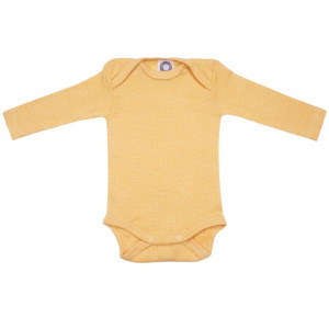 Body Cosilana lână merinos, mătase si bumbac - Yellow Melange