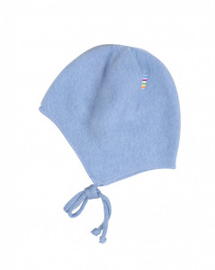 Caciula lână merinos fleece Joha - Basic Blue