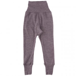 Cei mai comozi pantaloni Cosilana din lână, mătase și bumbac - Wine Red