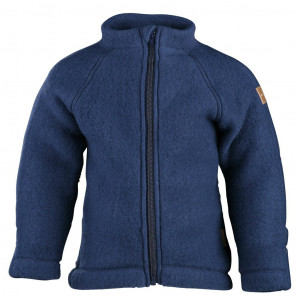 Jacheta lână merinos fleece cu manusi Mikk-line - Blue Nights