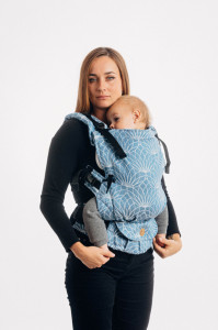 Marsupiu Ergonomic, Lenny Upgrade, Lotus - Blue (100% in)