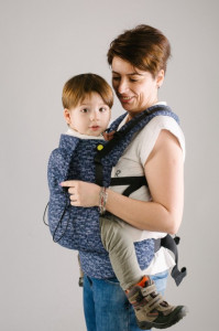 Poarta-ma, Marsupiu Ergonomic, portbebe, Luna Mare Plus, Casute
