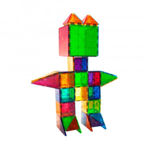 Magna-Tiles Clear Colors set magnetic (100 piese)