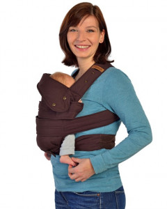 Marsupi Plus, portbebe ergonomic, Maro Ciocolata