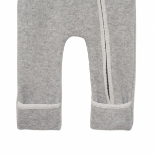 Overall din lână fiartă cu mănuși și botoșei, Stapf - Grey/Natur