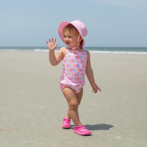 Palarie ajustabila Green Sprouts by iPlay SPF 50+ - Pink Shell Geo