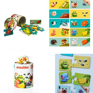 Puzzle 20 piese, , Ce mananca, Cubika