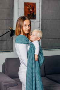 Sling cu inele Lennylamb - Littlelove Amazonite