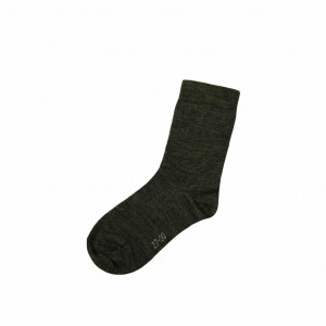 Șosete subtiri din lână merinos Joha - Bronze Melange