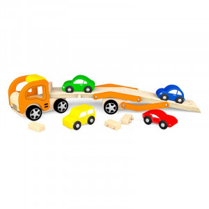 Transportor de masinute din lemn