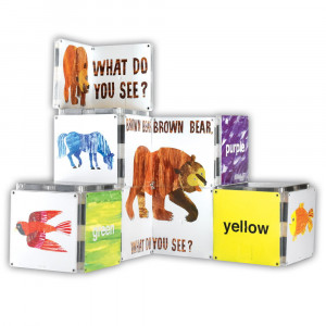 Ursule brun, tu ce vezi?, Eric Carle, Magna-Tiles Structures