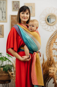 Wrap tesut Lennylamb - Pastels- Size S (4,2m)