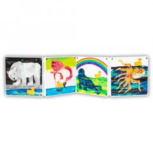10 ratuste de cauciuc, Eric Carle, Magna-Tiles Structures (18 piese)