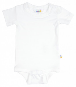 Body cu maneca scurta Joha din bambus - White