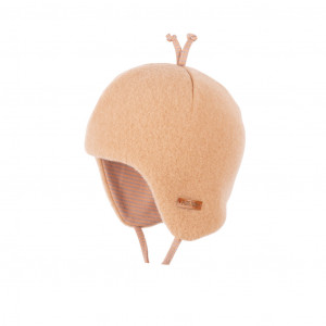 Căciulă din lână merinos fleece Pure Pure - Dusty Apricot, marimea 47