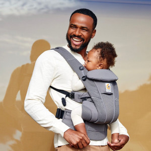 Marsupiu ergonomic, Ergobaby Omni Breeze - Graphite Grey