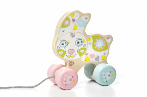 Happy Bunny, Jucarie din lemn, Cubika
