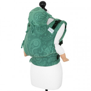 Marsupiu Ergonomic, Fidella Fusion Baby Wrap Conversion, Persian Paisley - Jungle