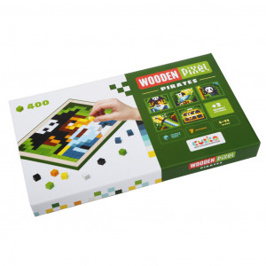 Mozaic-Pixel Pirates 400 piese,Joc Din Lemn Cubika