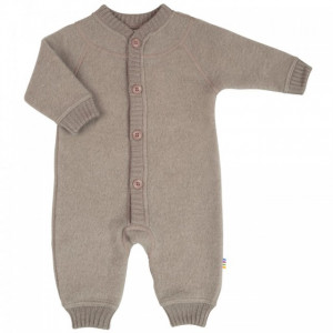 Overall din lână merinos fleece Joha - Basic Sesame Melange