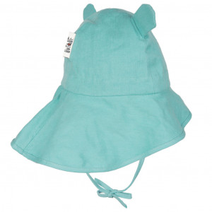 Pălărie ajustabilă ManyMonths Teddy Bear cânepă și bumbac - Seafoam Green